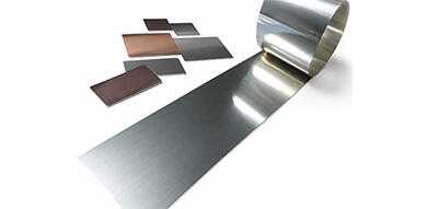 Appearance of active metal brazing products and press sample of active metal brazing material / copper composite material
