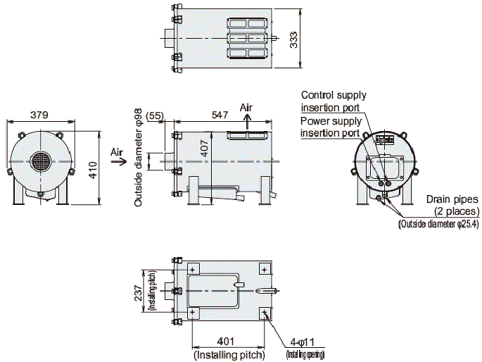 GME-S400 外形尺寸