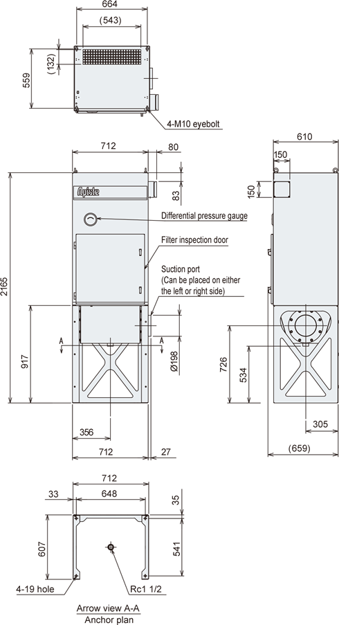 GME-F2200-50 外形尺寸